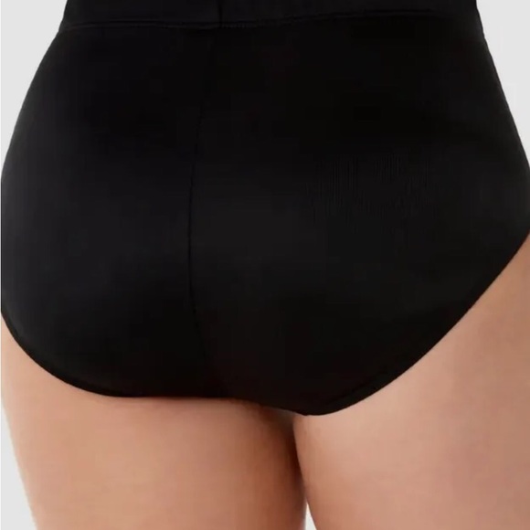 Women’s Swim Suit Bottoms Size XL High Rise Full Coverage in Black EUC - Picture 6 of 8